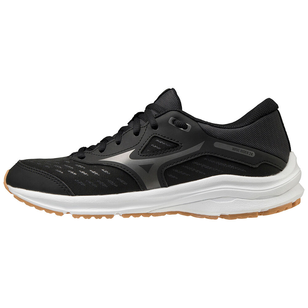 Mizuno Wave Rider 24 Férfi Futócipő Fekete/Szürke XDB945867